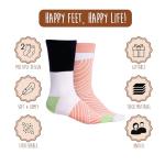 POPCRAZE-Sushi Socks in a Box 1 Size Fits Most 2 or 3 Pairs Valentine Gift Idea for Men and Women (US, Alpha, One Size, Regular, Regular, 2 Pairs)