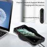 LANJINDENG Compatible iPhone 13/14 Case, Shockproof, Anti-Scratch, Cat Kawaii Design, Black