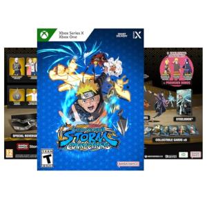 Naruto_Boruto Ultimate Ninja Storm Connections Premium Collector's Edition, Xbox Series X, Includes Figurines, Steelbook, Cards, Scroll
