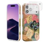 GEQCDBN Compatible with iPhone 17 Pro Max Case, Trendy Cute Anime Girly Soft Slim TPU Shockproof Aesthetic Protective Phone Case Cover for Women Girls 6.9"