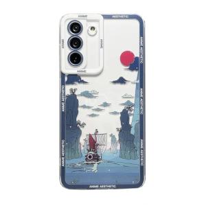 Compatible with Samsung Galaxy S25 Ultra Cute Clear Case, Japanese Cartoon Anime Aesthetic Scenery Soft Shockproof Protective Transparent Case Cover Shell (Landscape-4, S25 Ultra)