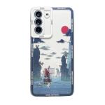 Compatible with Samsung Galaxy S25 Ultra Cute Clear Case, Japanese Cartoon Anime Aesthetic Scenery Soft Shockproof Protective Transparent Case Cover Shell (Landscape-4, S25 Ultra)