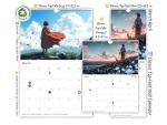 2026 Anime Life Wall Calendar by Kaleidoscope Artisan – A Year of Captivating Anime Art with Holidays (Classic Top-Fold, Compact 8.5”x11” Display Size)
