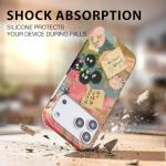 GEQCDBN Compatible with iPhone 17 Pro Max Case, Trendy Cute Anime Girly Soft Slim TPU Shockproof Aesthetic Protective Phone Case Cover for Women Girls 6.9"