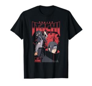 Naruto Shippuden Itachi Uchiha Red Splatter Anime T-Shirt