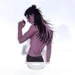 15CM Anime Jujutsu Kaisen Gojo Satoru Nanami Acrylic Stand Figure Plate Winter Coat model Desk Decor Gift