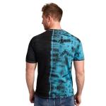 Dragon Ball Z Goku Kanji Adult Blue-Green Short Sleeve Tee - Medium