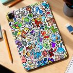 Pounchi Retro Video Game Stickers (100 Pcs) Cute Pixel Game PVC Sticker, Gifts for Laptop Water Bottle Skateboard Party Supplies Decorations Teens Kids