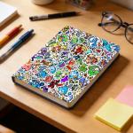 Pounchi Retro Video Game Stickers (100 Pcs) Cute Pixel Game PVC Sticker, Gifts for Laptop Water Bottle Skateboard Party Supplies Decorations Teens Kids