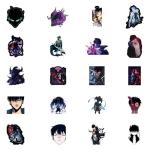 112PCS Solo Leveling Anime Stickers Cartoon Novel Aesthetic Vinyl Sticker for Water Bottle Laptop Phone Scrapbooking Journaling for Party Supply Favor Decor