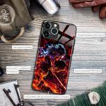 Unique Manga Case for iPhone 15 Aesthetic Anime Art Glossy Glass Silicone Shockproof Protective Cover Case Shell