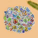 Pounchi Retro Video Game Stickers (100 Pcs) Cute Pixel Game PVC Sticker, Gifts for Laptop Water Bottle Skateboard Party Supplies Decorations Teens Kids