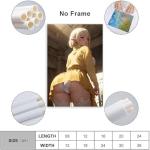 Anime Sexy Girl Cartoon Hot Female Poster (18) Canvas Print Wall Art Decoration Living Room Office Bedroom Aesthetic 08x12inch(20x30cm) Unframe-style