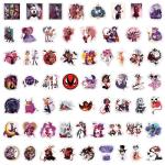 120pcs Cartoon Helluva Boss Stickers Mixed Pack,Cartoon Characters Stickers Movie Decorative Sticker for Teens Adults Waterproof Sticker for Water Bottle Laptop