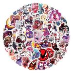 120pcs Cartoon Helluva Boss Stickers Mixed Pack,Cartoon Characters Stickers Movie Decorative Sticker for Teens Adults Waterproof Sticker for Water Bottle Laptop