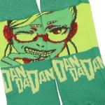 Bioworld Dandadan Characters Knitted Logos Men's 5-Pack Casual Crew Socks