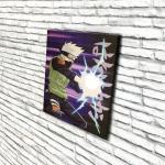JUST FUNKY Naruto Shippuden Kakashi Chidori 20"x16" Light-Up Canvas Wall Art
