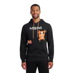 Bioworld Naruto Shippuden Naruto Combat Pose Men's Black Long Sleeve Hooded Sweatshirt-Medium