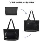 STEAMEDBUN 16 inch Ita Tote Bag with Insert & Crossbody Shoulder Strap Purse Kawaii Messenger Bag for Pin Display Kpop Anime Comic-con