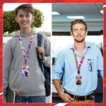 Babymiu Anime Hero Lanyard with ID Holder（2 Pack） for Key String Wallet. Anime Accessories Decor Gifts Merch Party Supplies Keychain Card Stocking Filler for Teens Teacher Office.