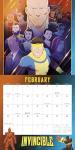 Invincible 2026 Wall Calendar, 12-Month Superhero Comic Art from Amazon Series, 12" x 12", 2026 Wall Calendar and Planner with Comic Book Action Art for Home and Office