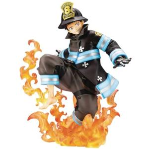 YLQANONG Shinra Kusakabe Figures Shinra Kusakabe Original Painting Figure PVC Anime Action Figurine 6.3IN
