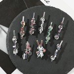 Anime Slayer Keychain Pin Set - 9 Hashira Designs