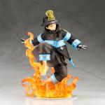 YLQANONG Shinra Kusakabe Figures Shinra Kusakabe Original Painting Figure PVC Anime Action Figurine 6.3IN