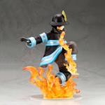 YLQANONG Shinra Kusakabe Figures Shinra Kusakabe Original Painting Figure PVC Anime Action Figurine 6.3IN