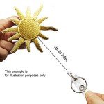 Anime Girl Badge Reel with Clip & Key Ring