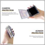 Compatible with Samsung Galaxy Z Flip 7 Case, PC Shell Funny Mobile Phone Design Cute Anime Shockproof Protective Cover for ZFlip 7 for Woman Blue