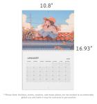 Kawaii Anime Girl Wall Calendar 2026, Premium Semi-Gloss Paper, Cozy Life-Inspired Wall Calendar, 10.8"x16.9" Hanging Calendar for Office & Home Decor