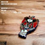 KOZUKI Ryuk Enamel Pin - Japanese Anime Figure, Keychain, Merch, Kira, L, Light Yagami, Misa (Gold)