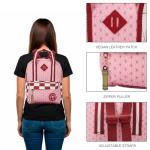 Bioworld Demon Slayer Logo Cotton Canvas Women's Pink Mini Backpack