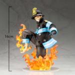 YLQANONG Shinra Kusakabe Figures Shinra Kusakabe Original Painting Figure PVC Anime Action Figurine 6.3IN