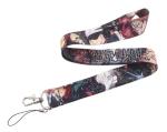 Pinstant Jujutsu Anime Manga Kaisen 17.7" Neck Lanyard Keychain Holder ID Badge Mobile Phone Pin Strap