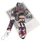 Pinstant Jujutsu Anime Manga Kaisen 17.7" Neck Lanyard Keychain Holder ID Badge Mobile Phone Pin Strap