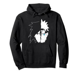 Naruto Shippuden Sasuke Split Face Hoodie