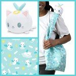 TeeTurtle Plushie Tote Bag - Angel Cats