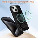 DAIZAG Case for iPhone 15, [Durable Shockproof Protective Magnetic Cover] [Compatible with MagSafe],Dragons Black