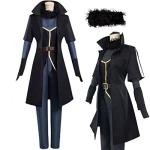 Han shan Rimuru Cosplay Costume Rimuru Cosplay Outfit Uniform Anime Costume Suit Full Set Halloween(BLACK(mask),2XL)