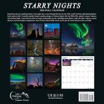 Starry Nights 2026 Astronomy Wall Calendar - photography of the northern lights, Milky Way, outer space, stars, and more (12" x 12")