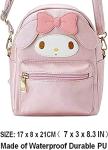 TUMPETY Anime Doll Cosplay Light Black Bag Kawaii Mini Backpack Cute Back Pack Girl Handbag