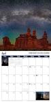 Starry Nights 2026 Astronomy Wall Calendar - photography of the northern lights, Milky Way, outer space, stars, and more (12" x 12")