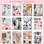 Japanese Manga Style Sticker Book,45 Sheets Comic Books Style Material Decoration Kawaii Stickers - 800+ Designs in 1 Book for DIY Scrapbooking Journaling Handbook Decoration (C)