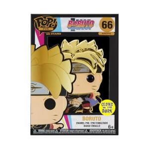 Loungefly PIN Large POP! Enamel Pin - Boruto Uzumaki Next Generations: Boruto Uzumaki with Marks - Boruto: Naruto Next Generations Enamel Pins - Cute Collectable Novelty Brooch - for Backpacks