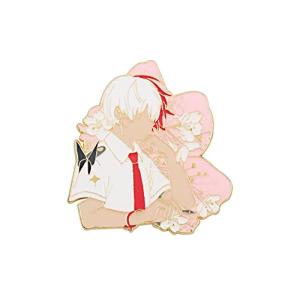MHA Shoto Enamel Pins Brooches - Deku Bakugo Anime Badges Pins - Halloween Cosplay Gifts for Women Men and Fans (Todoroki - 2)