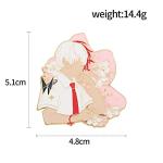 MHA Shoto Enamel Pins Brooches - Deku Bakugo Anime Badges Pins - Halloween Cosplay Gifts for Women Men and Fans (Todoroki - 2)