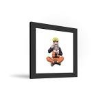 Gallery Pops Naruto Shippuden - Naruto Uzumaki Eating Noodles Wall Art, Black Framed Version, 12'' x 12''