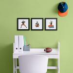 Gallery Pops Naruto Shippuden - Naruto Uzumaki Eating Noodles Wall Art, Black Framed Version, 12'' x 12''